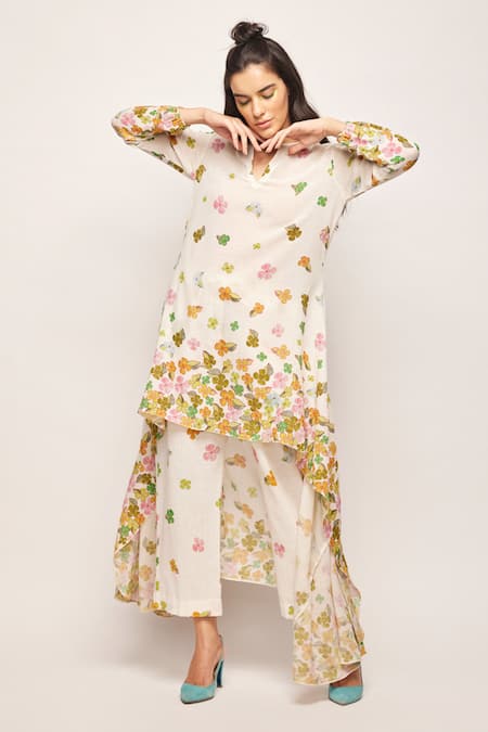 Swati Vijaivargie Floral Print Tunic 