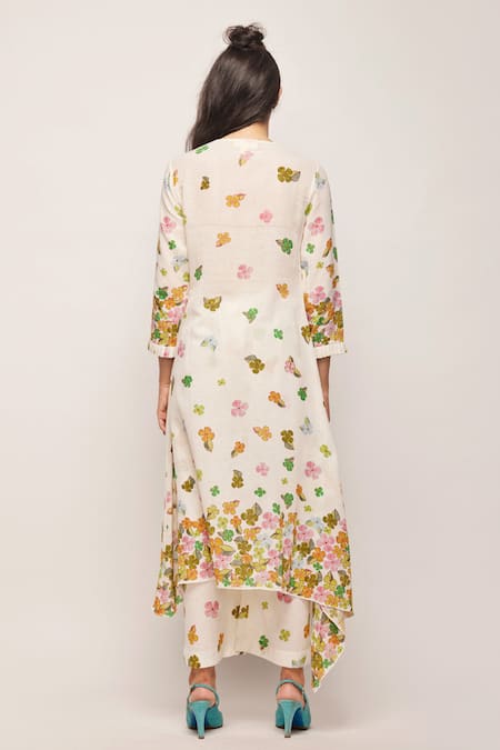 Swati Vijaivargie Asymmetric Printed Tunic 