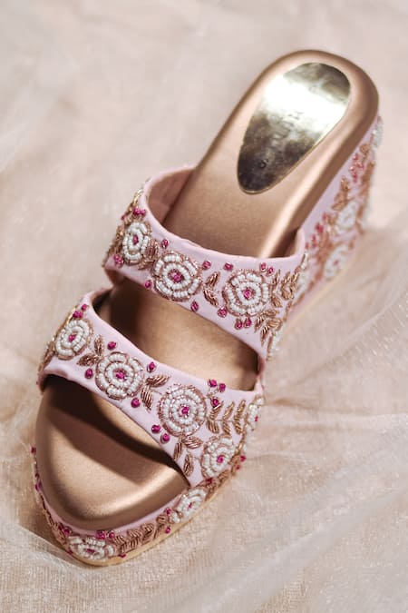 Around Always Gulshan Embroidered Wedges