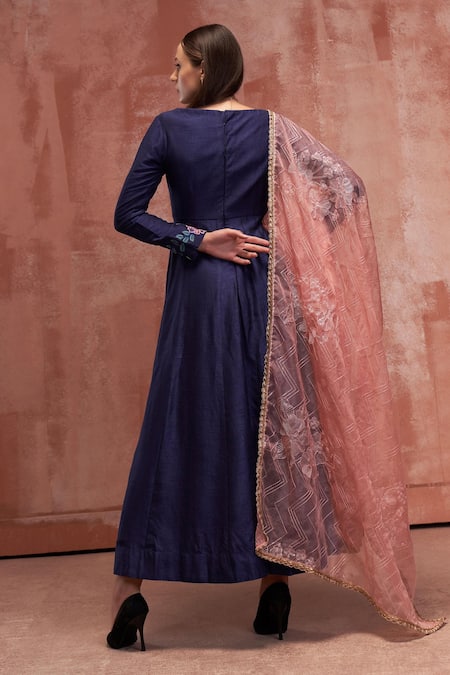 Suruchi Parakh Embroidered Anarkali With Dupatta 