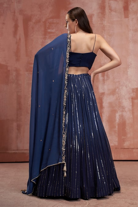 Suruchi Parakh Sequin Embroidered Skirt Set 