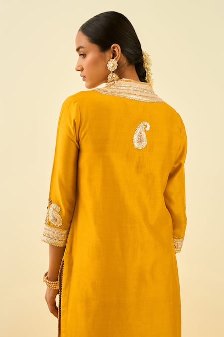 Sheetal Batra Arisah Silk Chanderi Kurta & Palazzo Set 