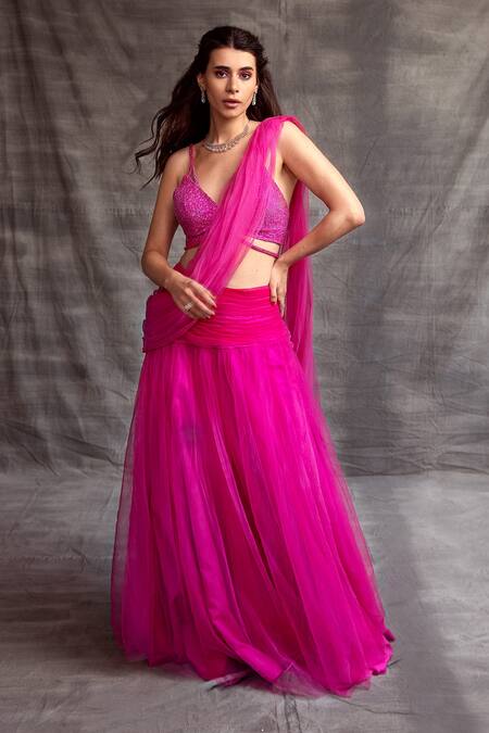 RANI PINK COLOUR LEHENGA CHOLI - shreedesignersaree