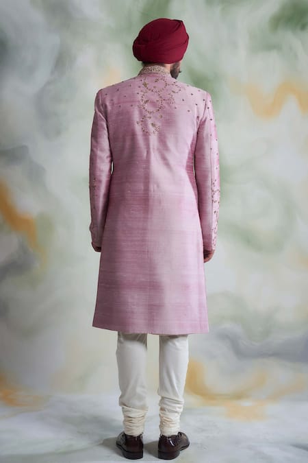 Gargee Designers Floral Embroidered Sherwani Set 