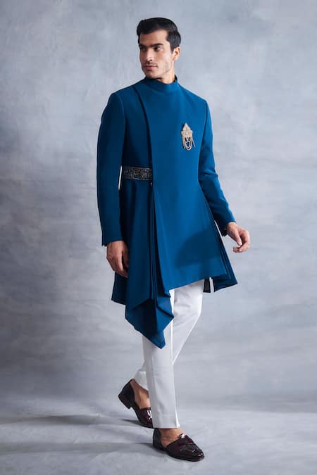 Gargee Designers Draped Sherwani Set 