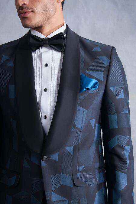 FLORAL - Blue Velvet Dinner & Tuxedo Jacket | Jack Martin – Jack Martin  Menswear