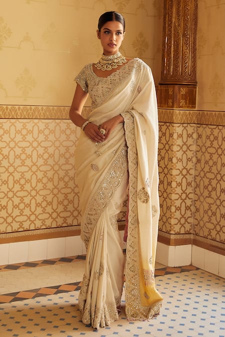 Osaa by Adarsh Embroidered Saree With Blouse 