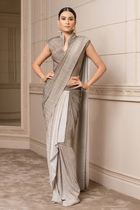 Metallic Gray Banarasi 