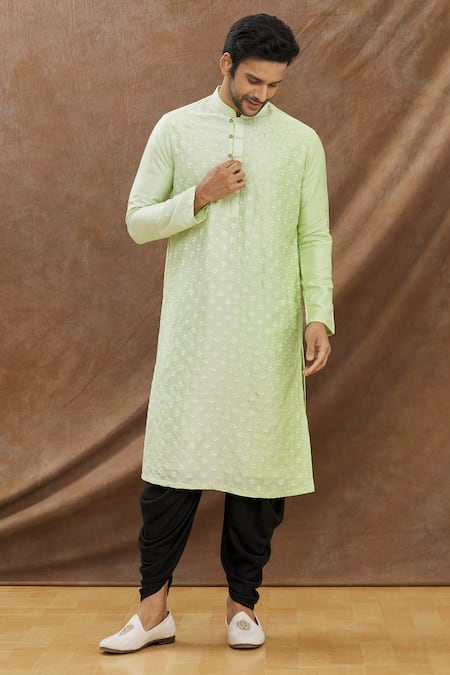 Darshika Menswear Embroidered Kurta Set  