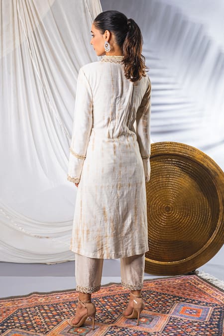 Soniya G Tie Dye Kurta Pant Set 