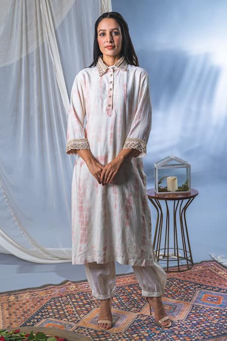 Soniya G Tie Dye Kurta & Pant Set 