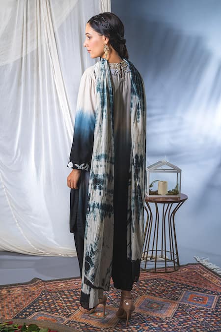 Soniya G Tie Dye Kurta Pant Set 