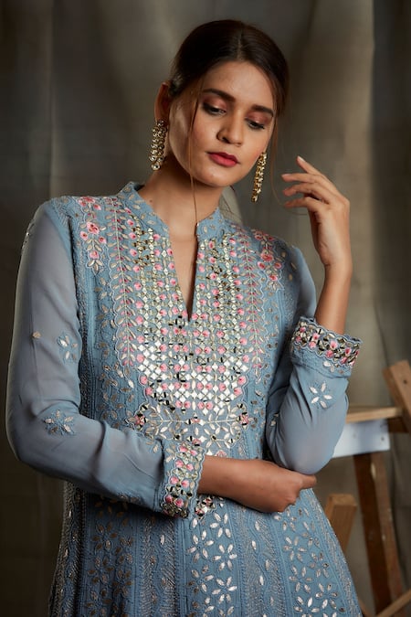 Party Wear Chikankari Suits Online India at Best Price | Luxurionworld –  tagged 