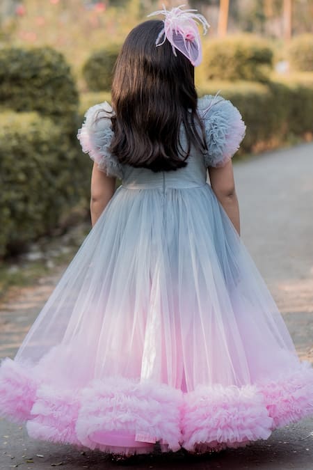 Toplove Embellished Ruffle Gown 