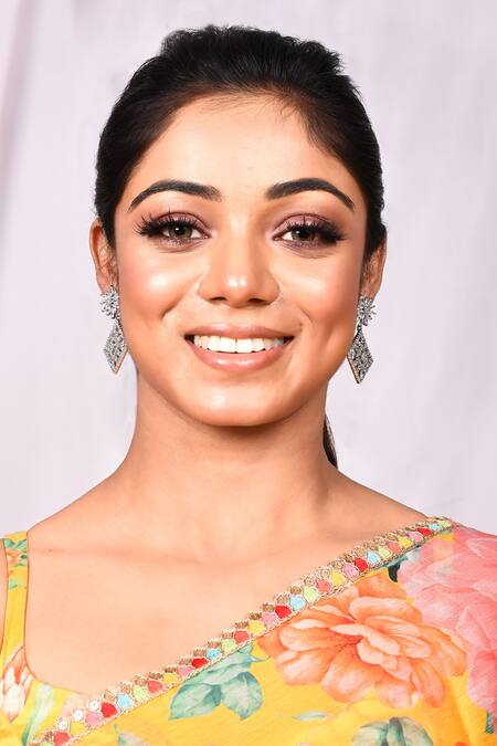 Nayaab By Aleezeh_Silver Plated Faux Diamond Geometric Drop Earrings_Online_at_Aza_Fashions