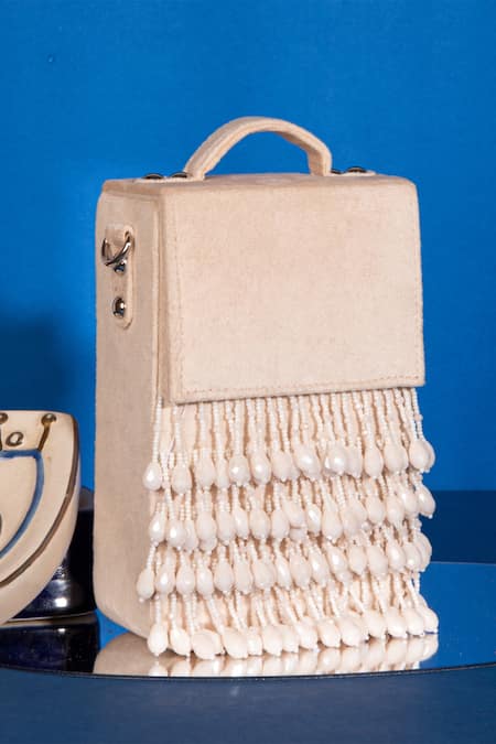 Forever Noor Roohi Embrodiered Box Bag 