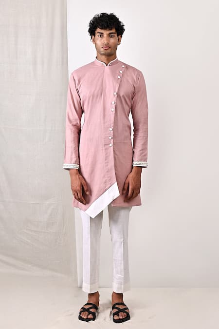 Bohame Colton Asymmetric Kurta Set 