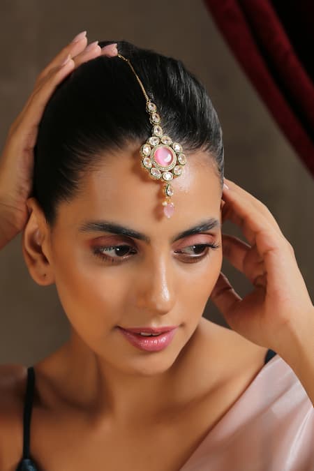 Swabhimann Kundan Embellished Maangtikka 