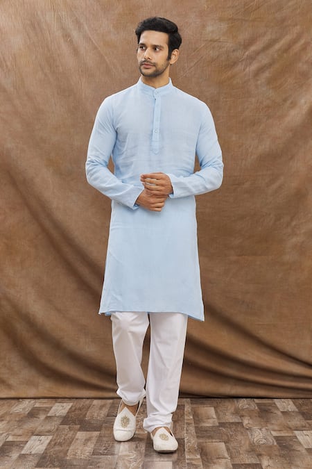 Aham-Vayam Cotton Kurta Set 