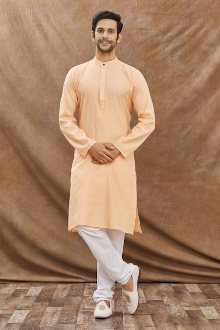 Aham-Vayam Uday Embroidered Kurta Set 