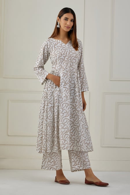 Musal Albert Gathered Kurta & Palazzo Set 