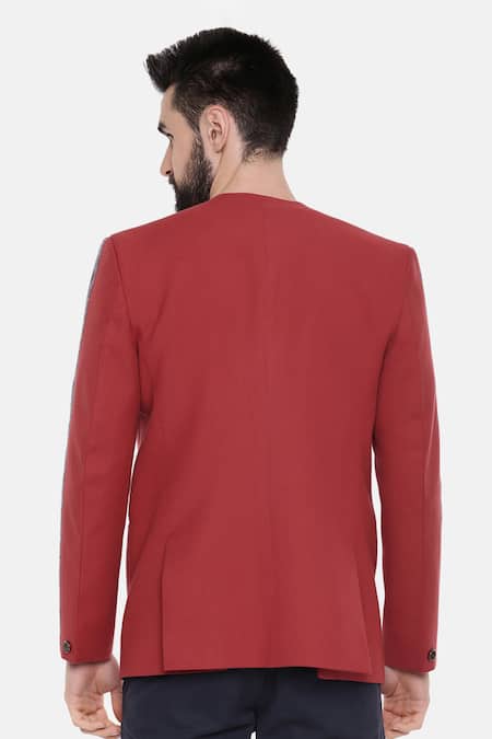 Mayank Modi - Men Floral Print Blazer 