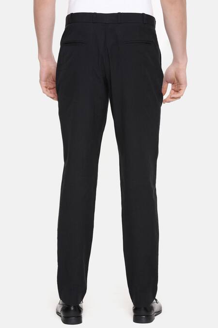 Buy Black Cotton Pant Set for men Online from Indian Designers 2024