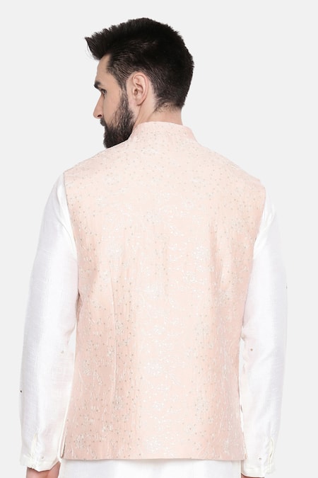 Mayank Modi - Men Silk Chanderi Bundi 