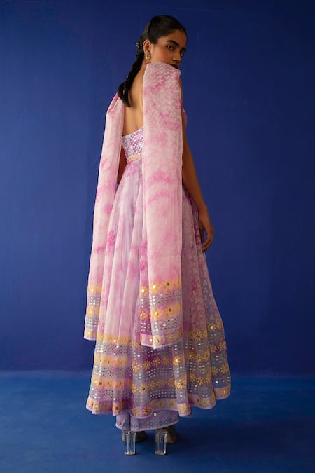 Surbhi Gupta Rosa Embroidered Anarkali Set 