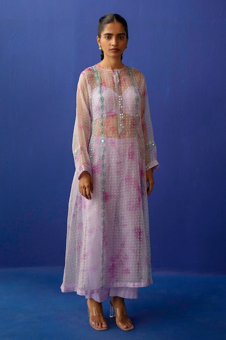 Surbhi Gupta Risa Tie Dye Kurta & Pant Set 