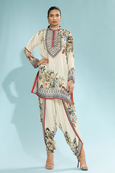 Rajdeep Ranawat Sonth Printed Dhoti Pant 