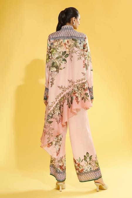 Rajdeep Ranawat Bijili Silk Asymmetric Tunic 