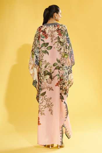 Rajdeep Ranawat Verusha Silk Printed Kaftan