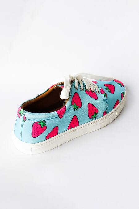 LA Fiza_Blue Berry Sneakers_Online_at_Aza_Fashions