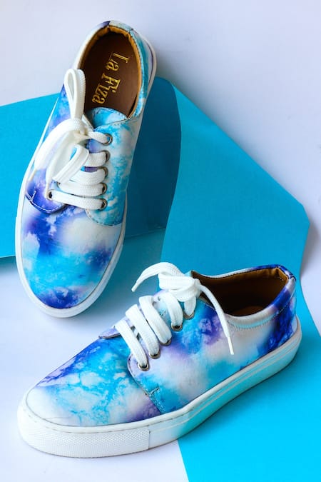 Blue tie cheap dye vans