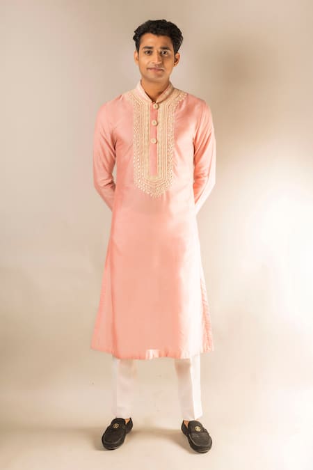 Aashiana Mirror Embroidered Kurta Set 