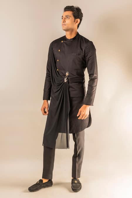 Aashiana Draped Kurta & Pant Set 