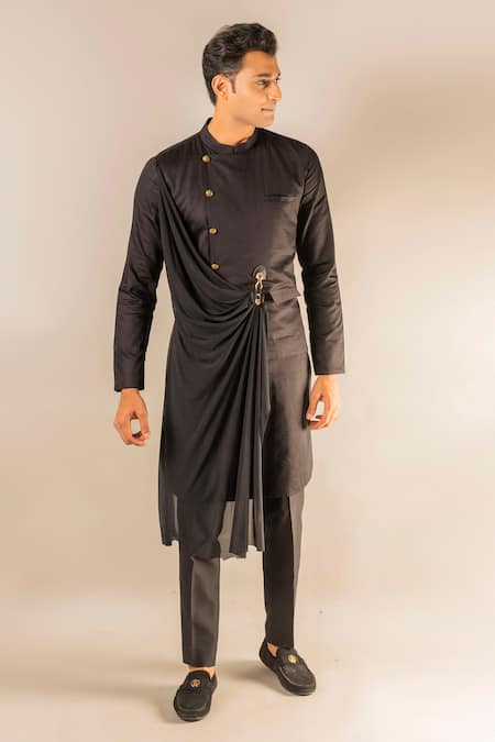 Aashiana Draped Kurta & Pant Set 