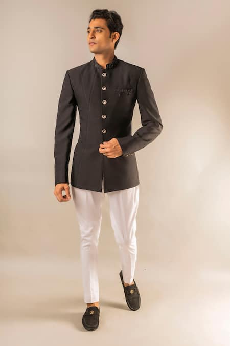 Aashiana Button Down Bandhgala Set 