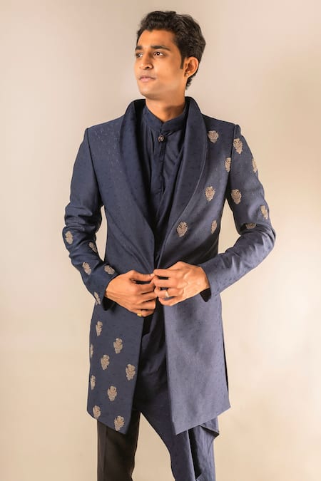 Aashiana Embroidered Jacket & Pant Set 