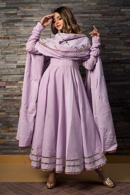 POMCHA JAIPUR Cotton Anarkali Set 