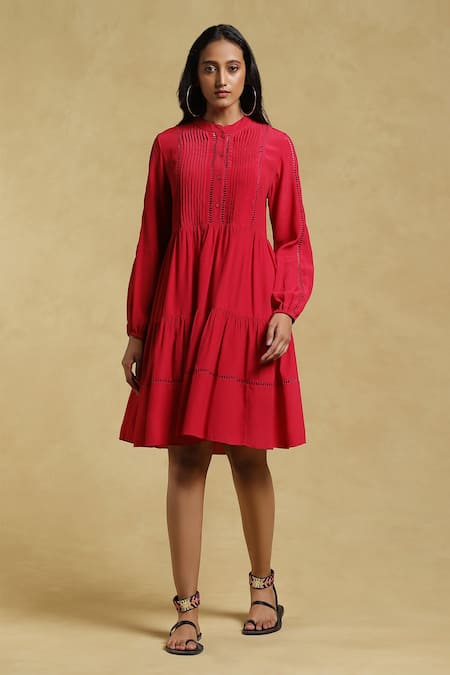 Ritu Kumar Lace Embellished Dress 