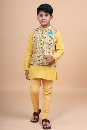Raghavendra Rathore Blue Cotton Tapered Pant 