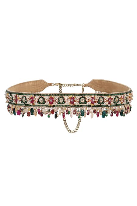 Lovetobag Amara Ruby Embellished Belt 