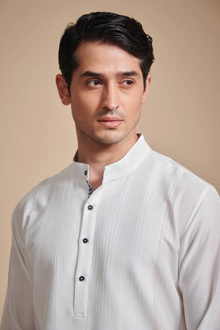 Buy Raghavendra Rathore Blue White Suiting Plain Angular Achkan Kurta Online at Aza Fashions Buy_Raghavendra Rathore Blue_White Suiting Plain Angular Achkan Kurta _Online_at_Aza_Fashions
