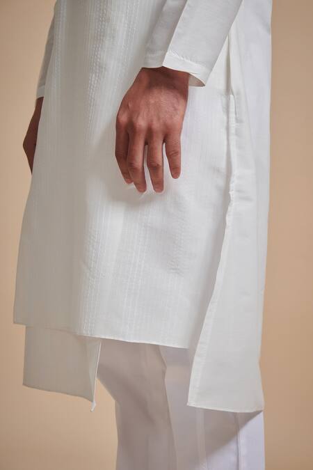 Shop Raghavendra Rathore Blue White Suiting Plain Angular Achkan Kurta Online at Aza Fashions Shop_Raghavendra Rathore Blue_White Suiting Plain Angular Achkan Kurta _Online_at_Aza_Fashions