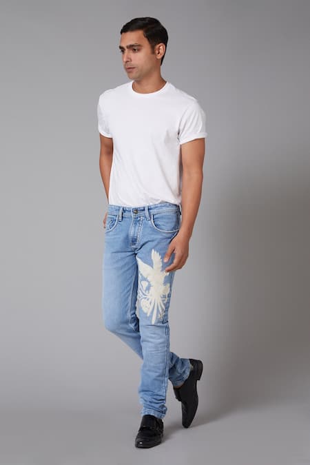 Rohit Bal Denim Regular Fit Jeans 