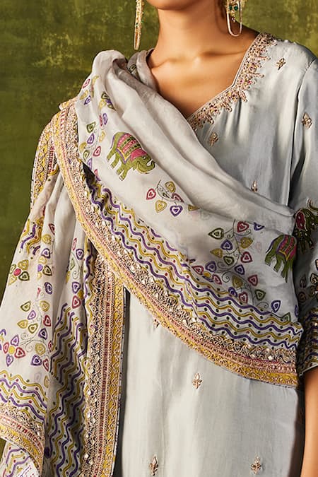 Punit Balana Embroidered Kurta Pant Set 