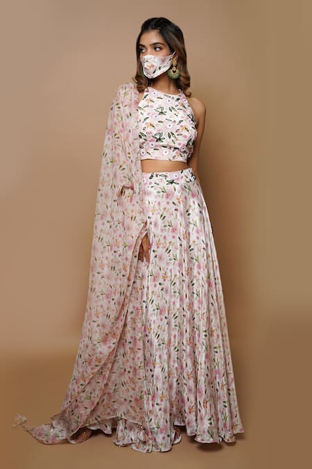 Ahi Clothing Floral Print Lehenga Set 