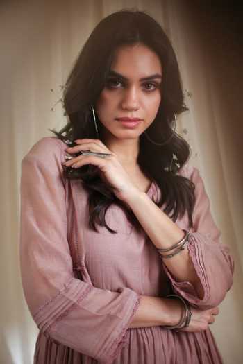 Rhua Pink Pleated Anarkali Set Online at Aza Fashions Rhua_Pink Pleated Anarkali Set _Online_at_Aza_Fashions